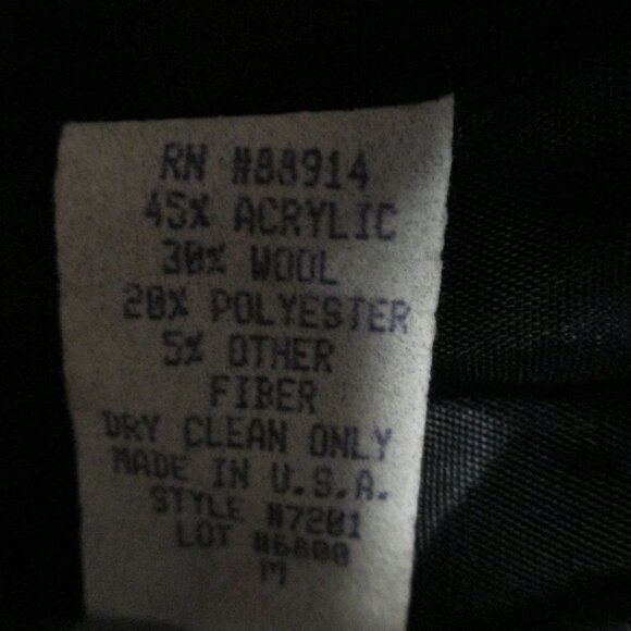 David Paul New York Vintage jacket wool blend Southwest one button size M - Picture 3 of 11